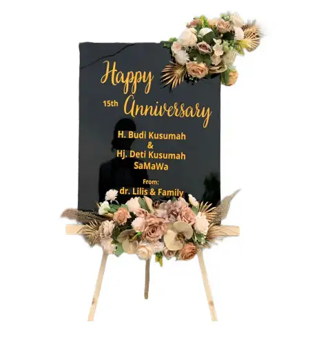 Papan Bunga Akrilik Bongas Kulon